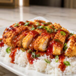 Air Fryer Chicken Katsu with Homemade Katsu Sauce Recipe