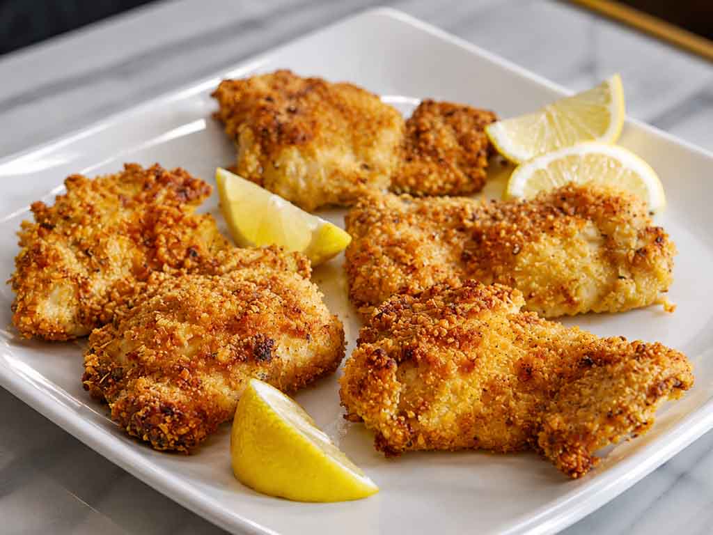 Air Fryer Lemon Garlic Parmesan Chicken Recipe