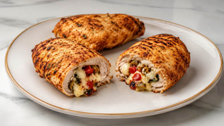 Air Fryer Stuffed Chicken Breasts Recipe