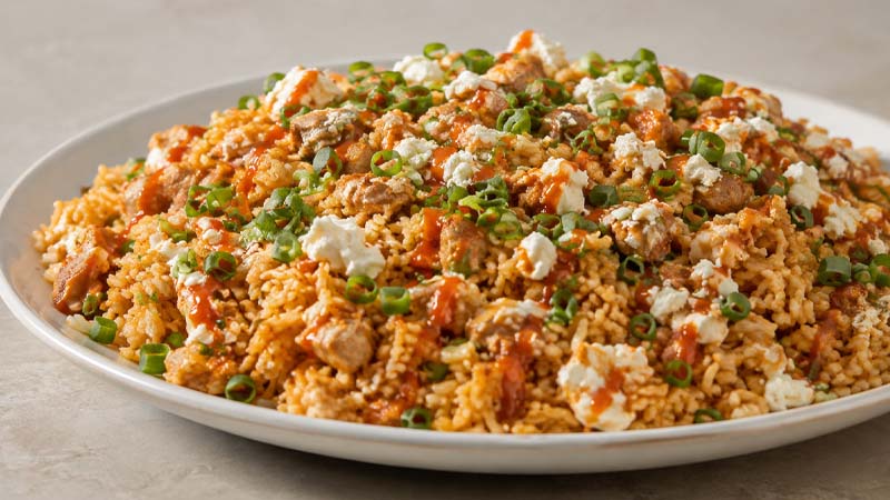 Buffalo Chicken Rice Recipe