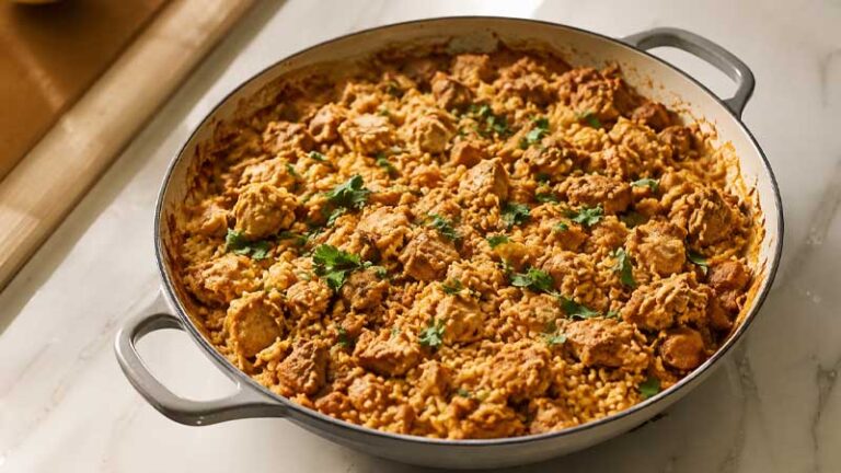 Butter Chicken Rice Casserole Recipe