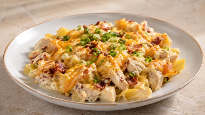 Chicken Bacon Ranch Potato Bake Recipe