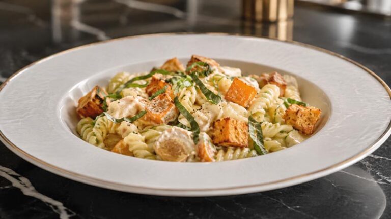 Chicken Caesar Pasta Casserole Recipe