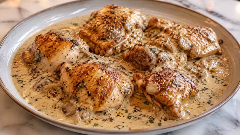 Chicken au Poivre Recipe