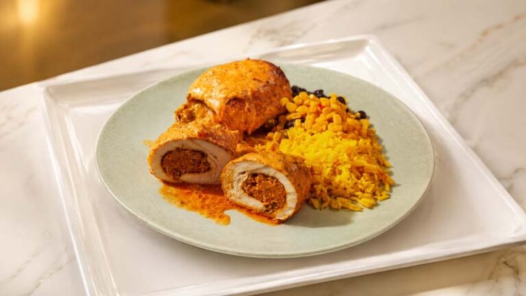 Chorizo-Stuffed Chicken with Chipotle Sauce Recipe