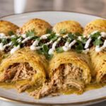 Cornbread Crepe Chicken Enchiladas Recipe