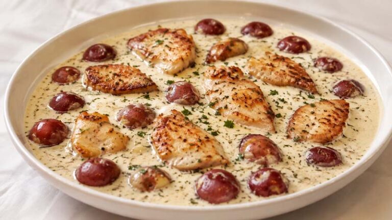 Creamy One-Pan Chicken and Potatoes Recipe