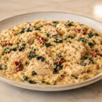Creamy Tuscan Chicken with Orzo Recipe