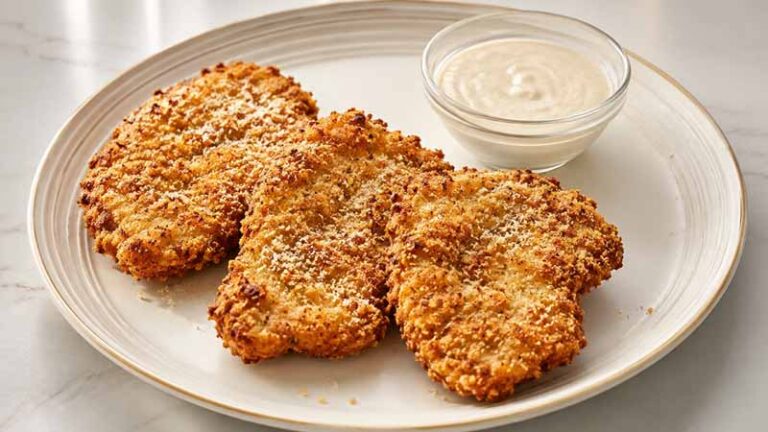 Crispy Caesar Chicken Cutlets Recipe