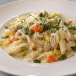 Crockpot Creamy Chicken Pot Pasta Recipe
