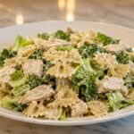 Easy 3-Ingredient Chicken Caesar Pasta Salad Recipe