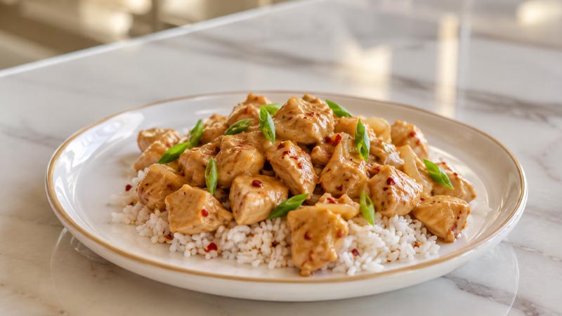 Easy Peanut Butter Chicken Recipe