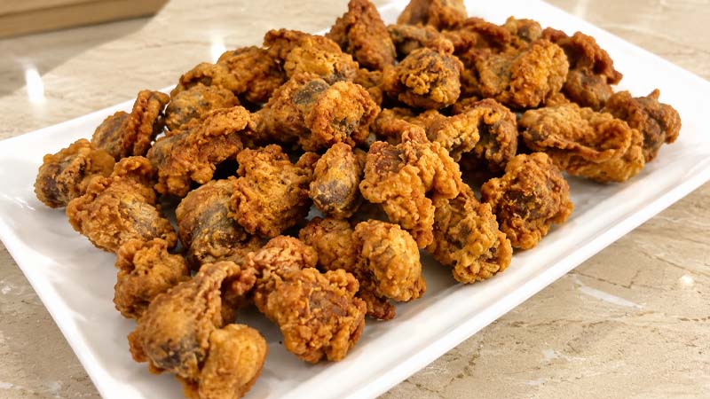 Fried Chicken Gizzards Recipe