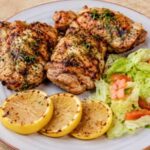 Grilled Lemon-Garlic Chicken Thighs with Herbs Recipe