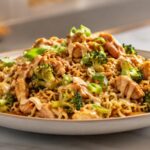 Hibachi Chicken Noodles with Yum Yum Sauce Recipe