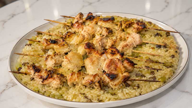 Jezebel Chicken Skewers Bake Recipe