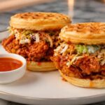 Nashville Hot Chicken and Waffle Sandwich Recipe