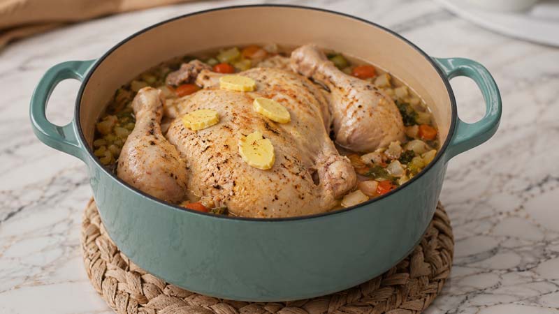 No-Water Chicken Soup Recipe