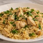 One-Pan Buttery Chicken and Orzo Recipe