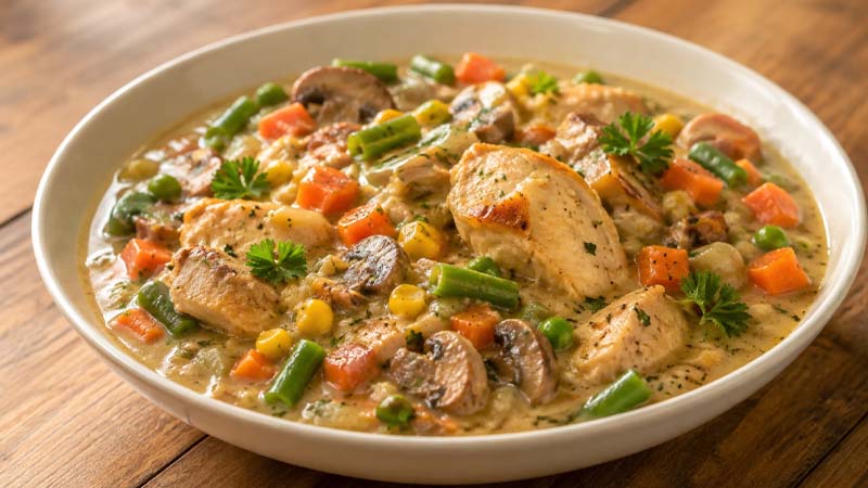 One Pot Chicken and Vegetables Recipe