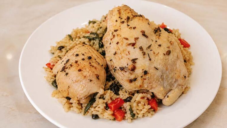 One Pot Garlic Butter Chicken Thighs Recipe