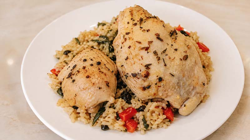 One Pot Garlic Butter Chicken Thighs Recipe