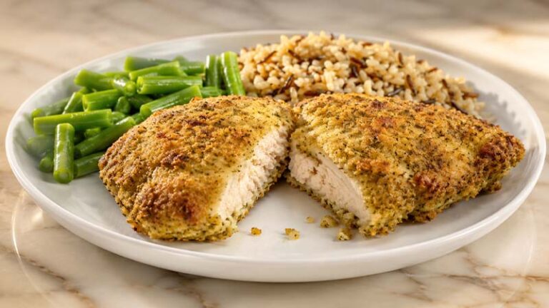 Parmesan Pesto Crusted Chicken Recipe