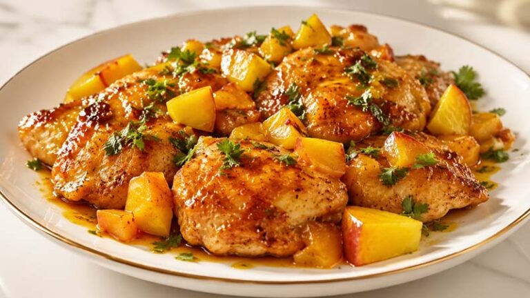 Peach and Mango Habanero Chicken Thighs Recipe