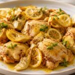 Sheet Pan Lemon Artichoke Chicken Thighs Recipe