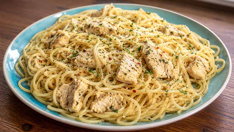 Sizzling Chicken Spaghetti Recipe