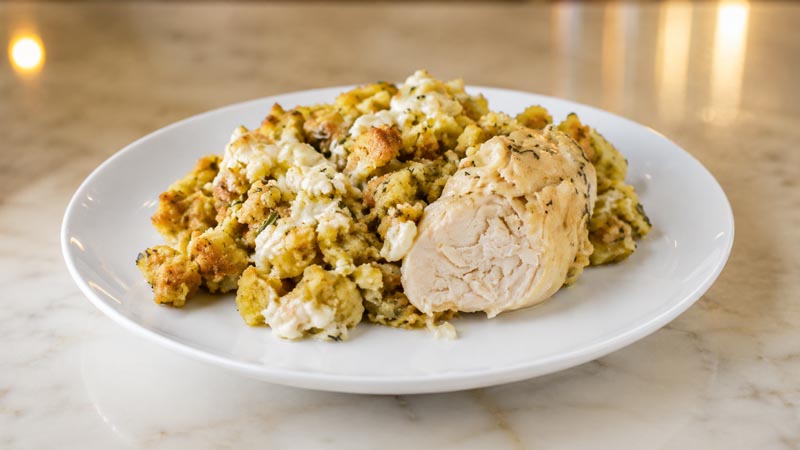 Slow Cooker Chicken and Stuffing Casserole Recipe