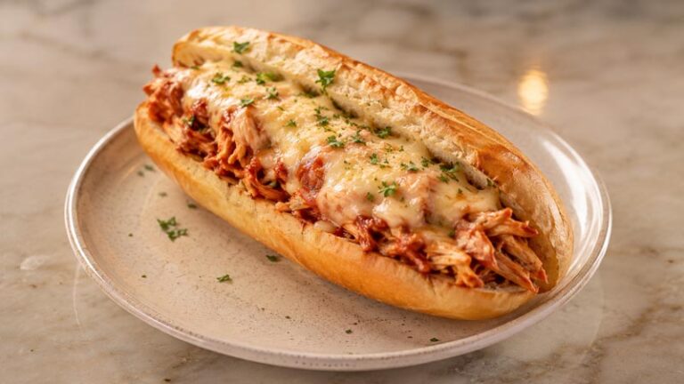 Slow Cooker Marinara Chicken Subs Recipe