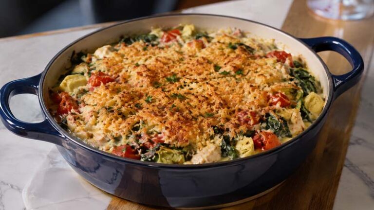 Spinach Artichoke Chicken Bake Recipe
