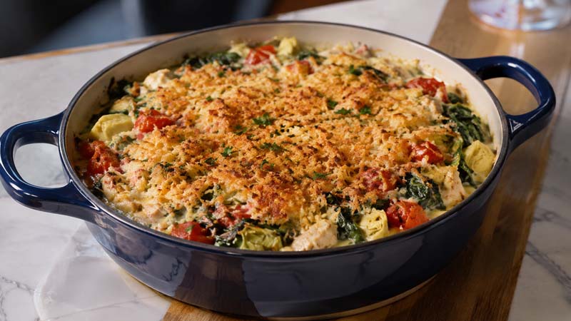 Spinach Artichoke Chicken Bake Recipe