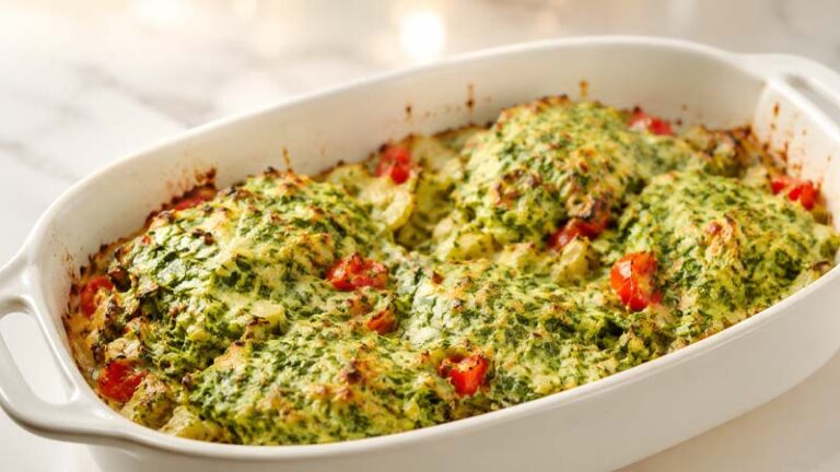Spinach Artichoke Chicken Casserole Recipe