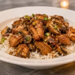 Sweet Soy and Balsamic Chicken and Mushrooms Recipe
