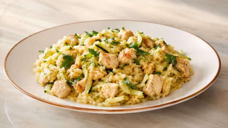 Zucchini Chicken Rice Casserole Recipe