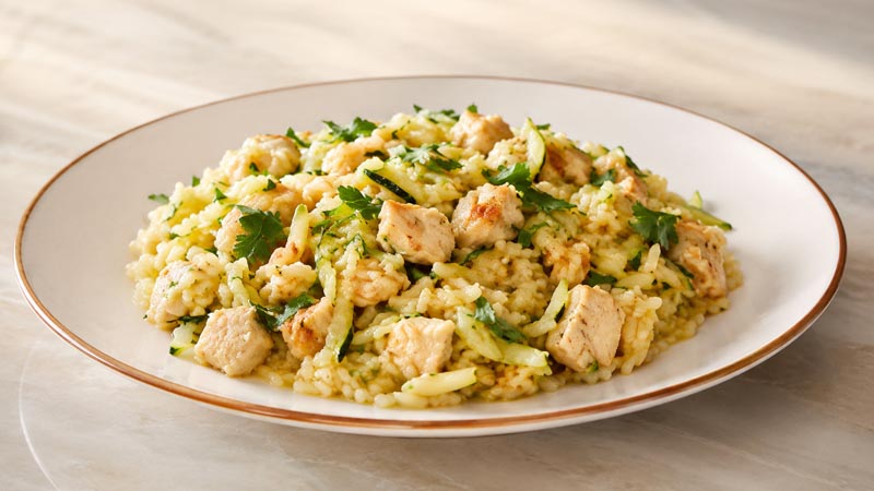 Zucchini Chicken Rice Casserole Recipe