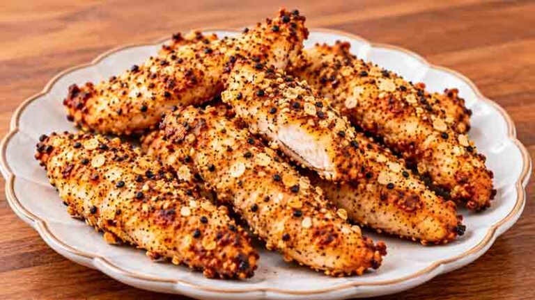 3-Ingredient Air Fryer Everything Bagel Chicken Strips
