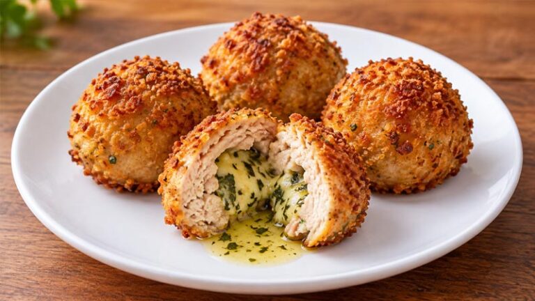 Air Fryer Chicken Kiev Balls
