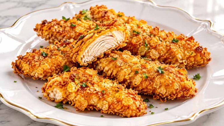 Air Fryer Cornflake Chicken Fingers