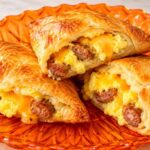 Air Fryer Crescent Breakfast Pockets