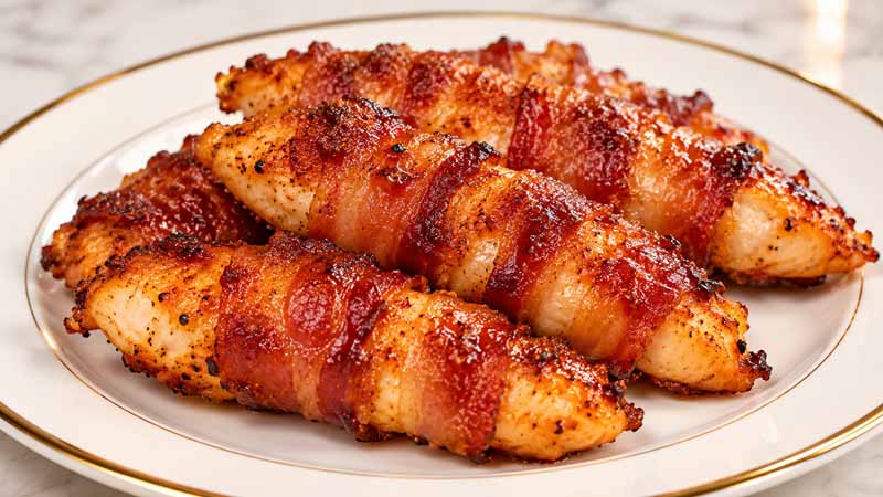 Bacon-Wrapped Chicken Tenders