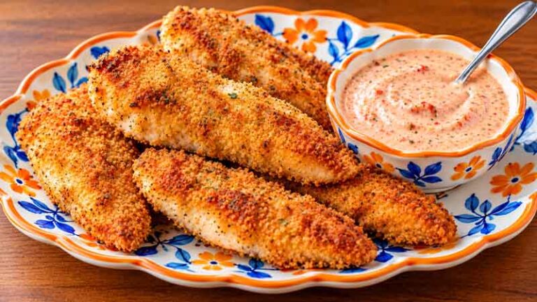 Baked Panko-Crusted Chicken Tenders