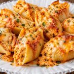 Buffalo Chicken Stuffed Shells