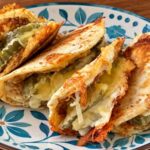 Cheesy Chicken Pickle Smashed Tacos