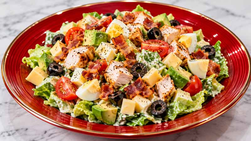 Chicken Chopped Salad for One