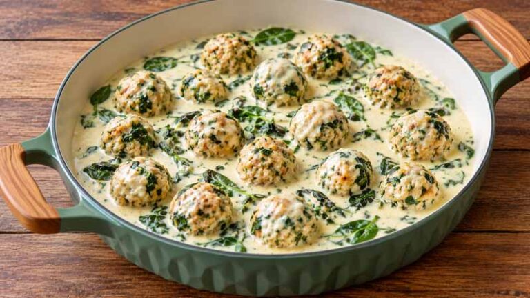 Chicken Florentine Meatballs