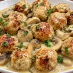 Chicken Marsala Meatballs
