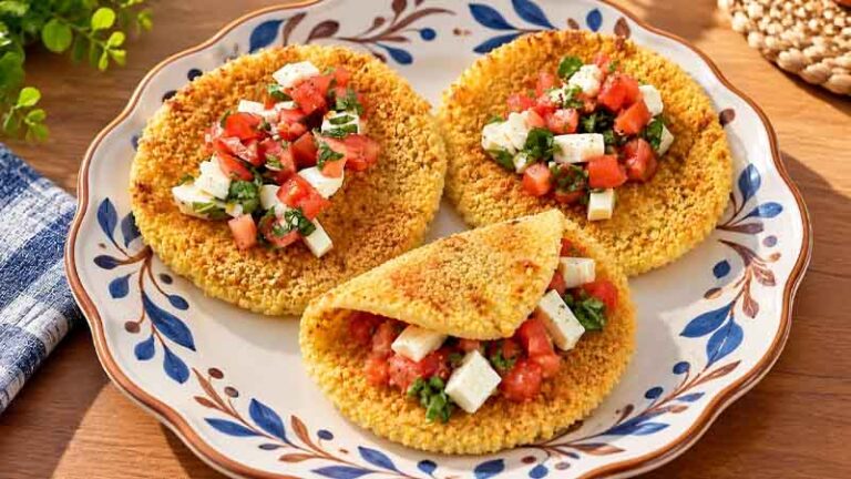 Chicken Parm Smashed Tacos with Caprese Salsa